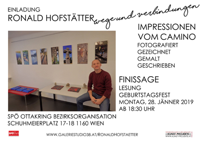 Finissage Wege und Verbindungen