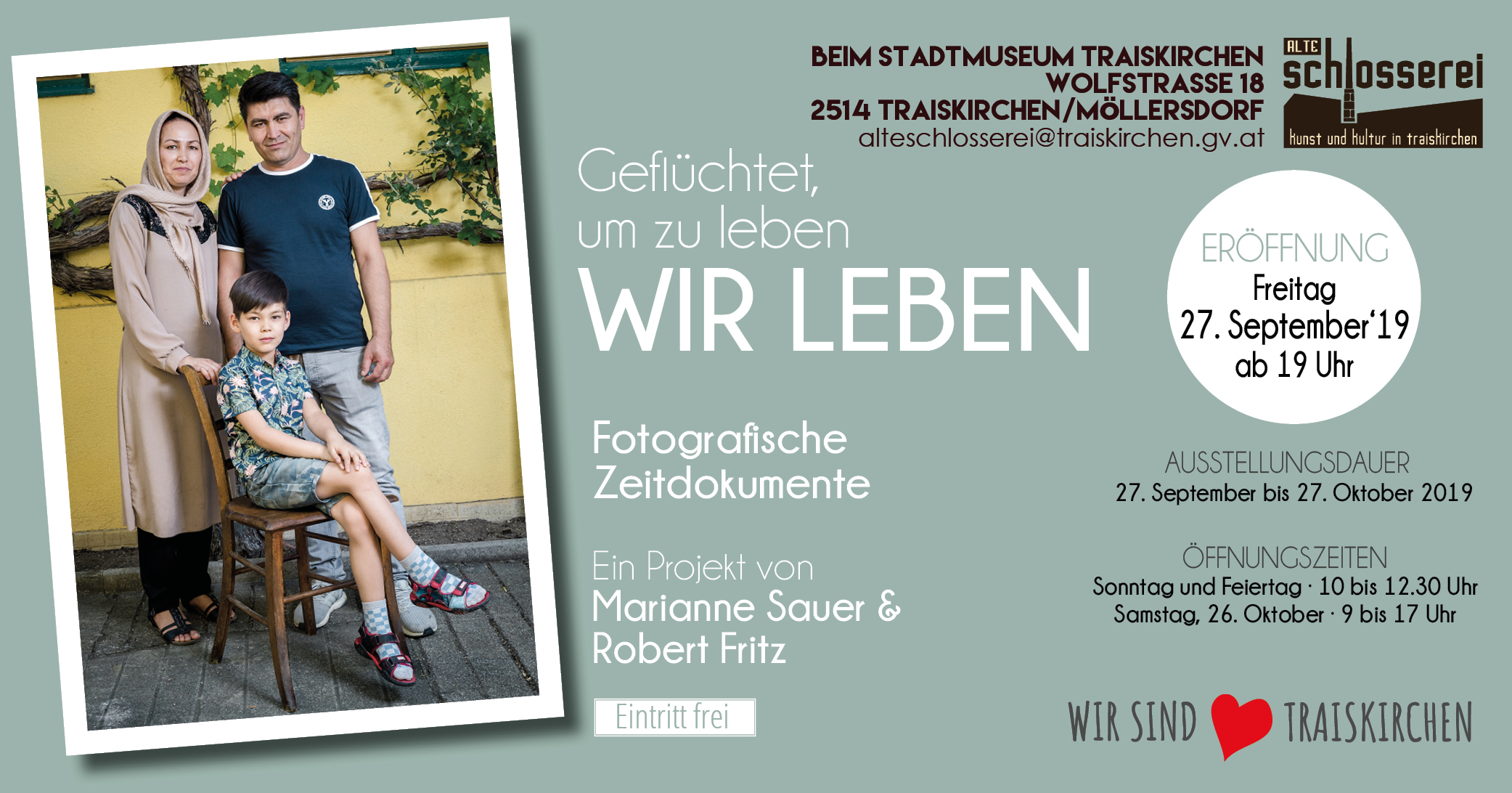 Geflüchtet, um zu leben. WIR LEBEN