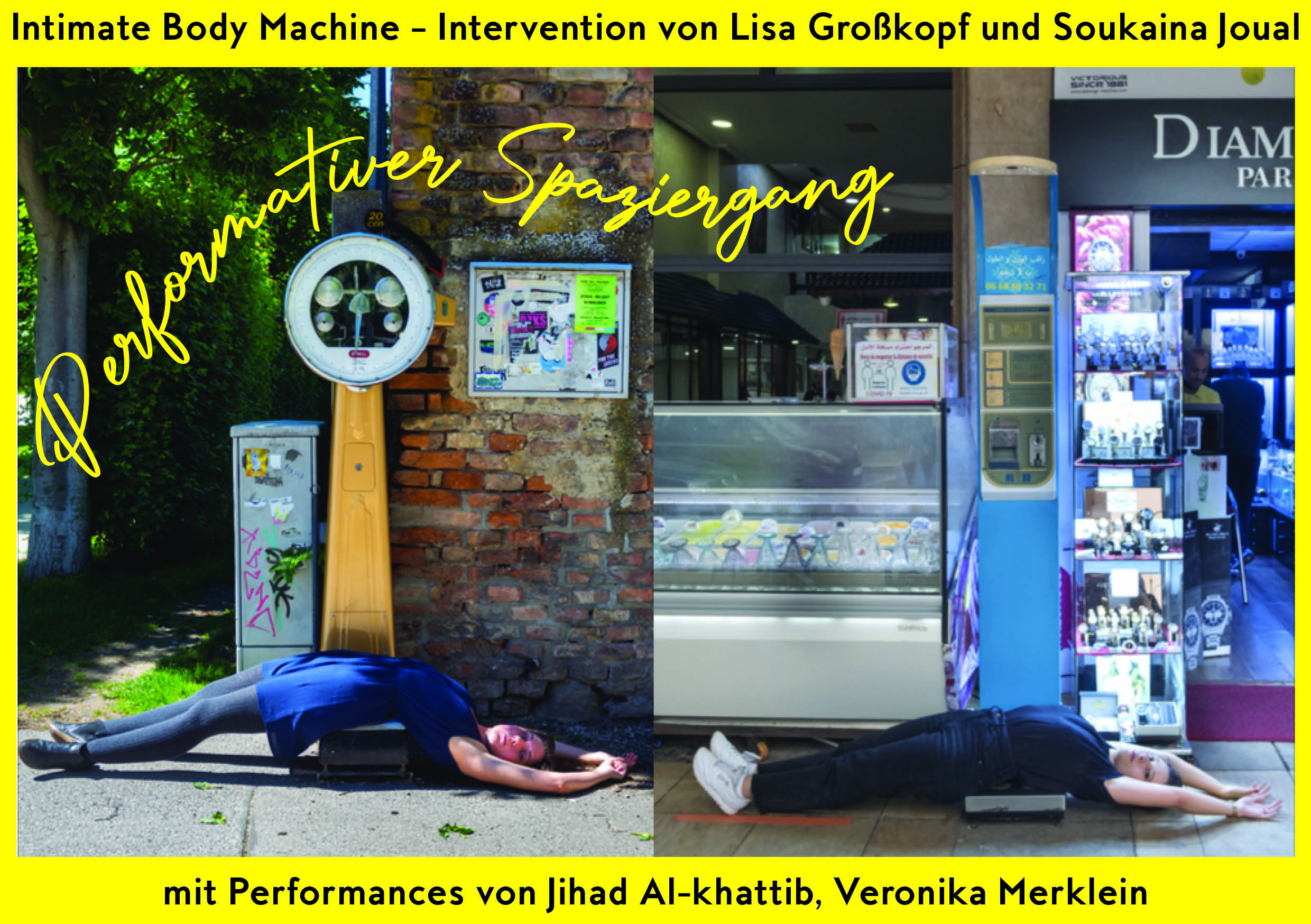 Performativer Spaziergang: Intimate Body Machine
