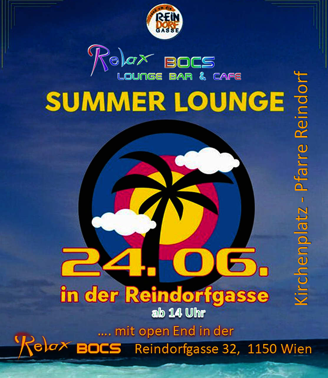 Summerlounge Reindorfgasse mit Open End in der Relax BOCS