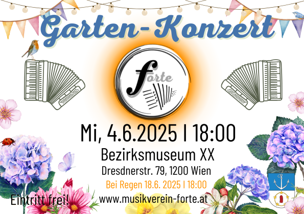 Gartenkonzert – Akkordeonorchester Forte