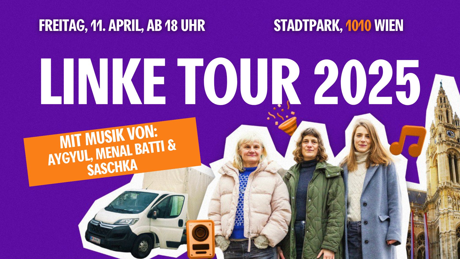 LINKE TOUR 2025 – Stopp 3 im Stadtpark
