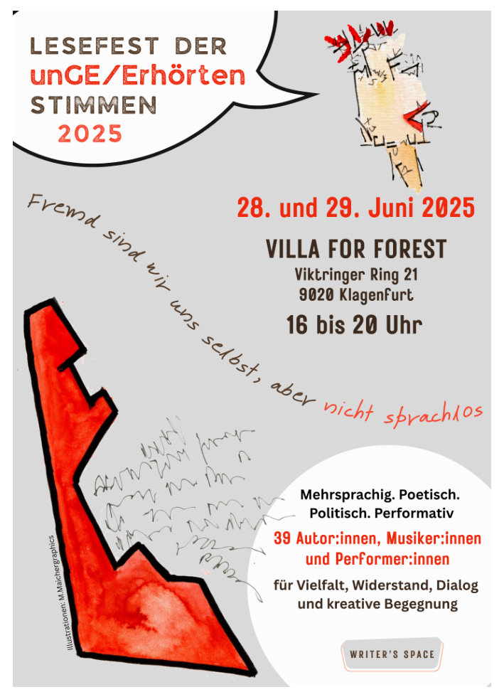 ≠igfem-Autorinnen beim Lesefest der unGE/ERhörten Stimmen