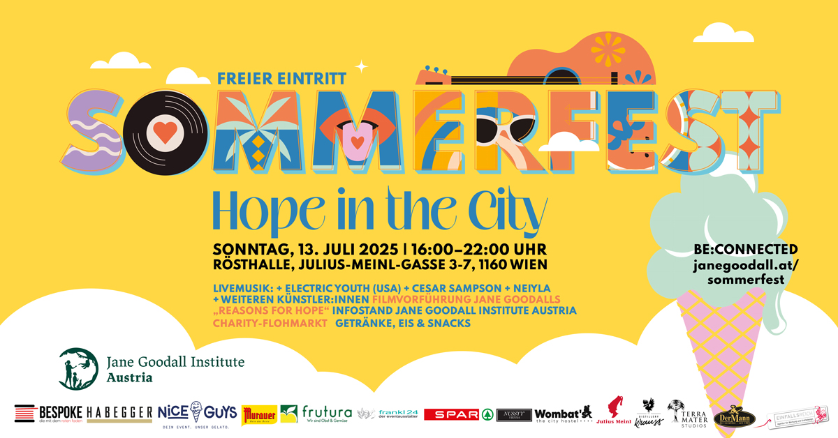 Sommerfest „HOPE IN THE CITY“ am 13. Juli in der Rösthalle