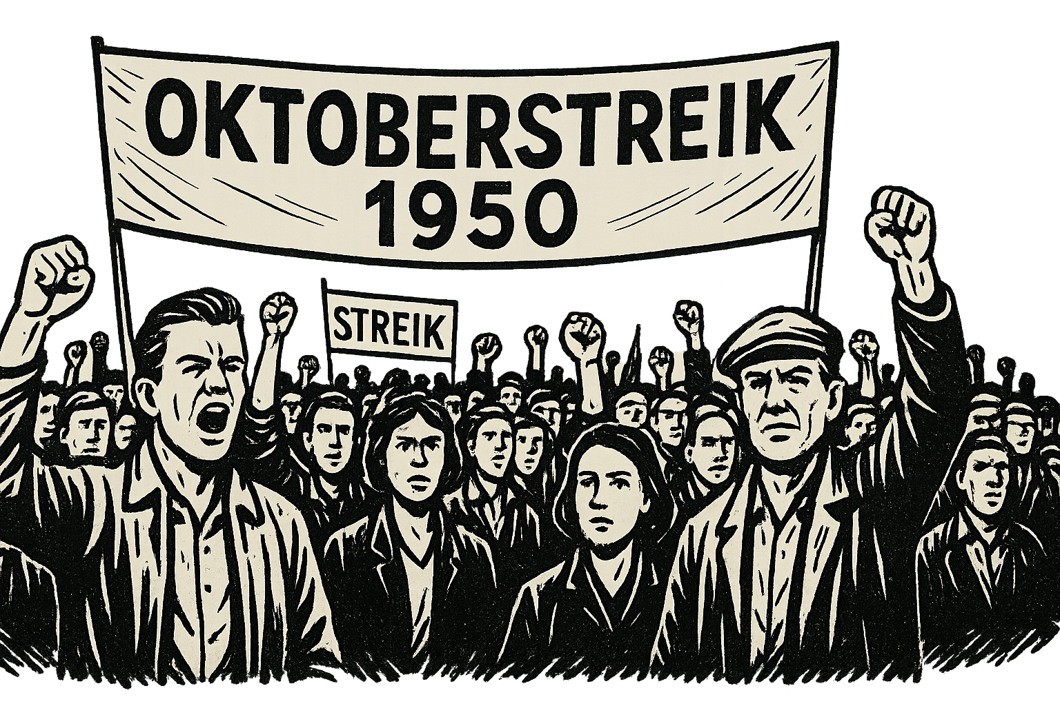 Oktoberstreik | 75. Jahrestag der großen Streikbewegung