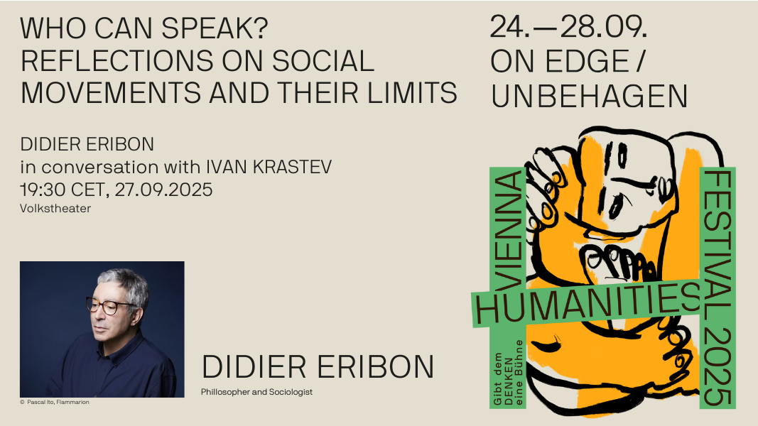 Didier Eribon – Who Can Speak? Reflections on Social Movements and their Limits