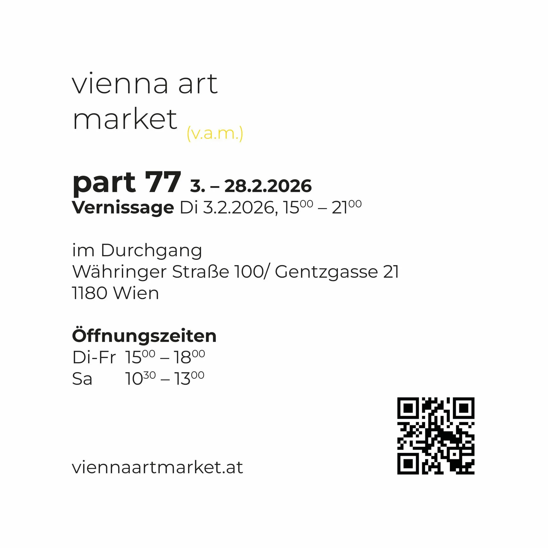 vienna art market (v.a.m.) part 77