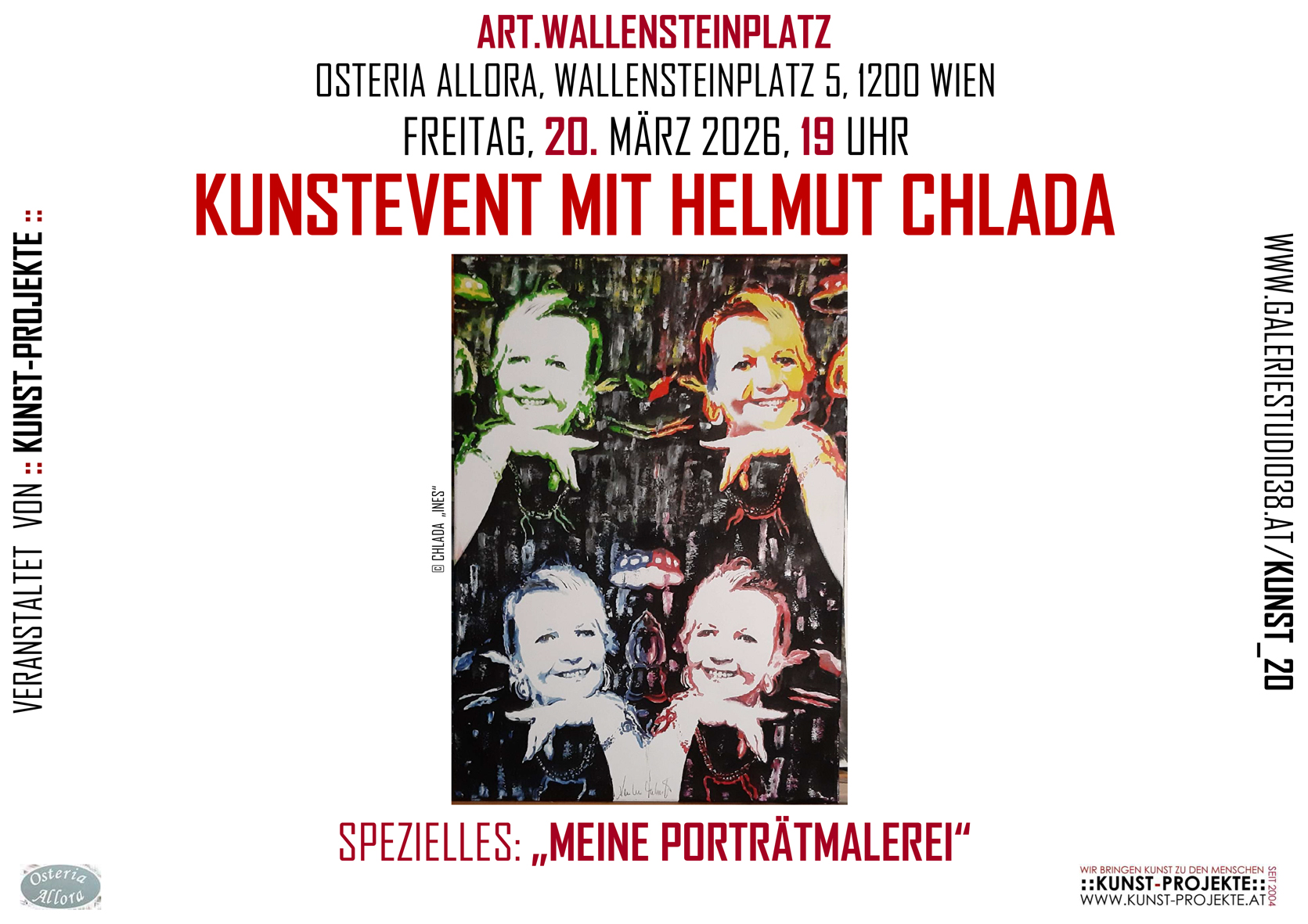 Kunstevent mit Helmut Chlada