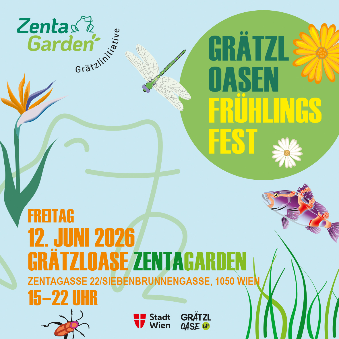 Grätzloasen Frühlingsfest im ZentaGarden